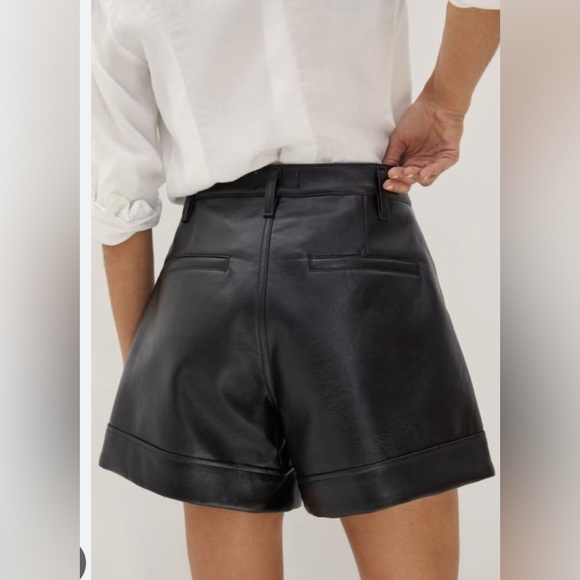 AGOLDE recycled Faux Leather Shorts - Picture 6 of 10